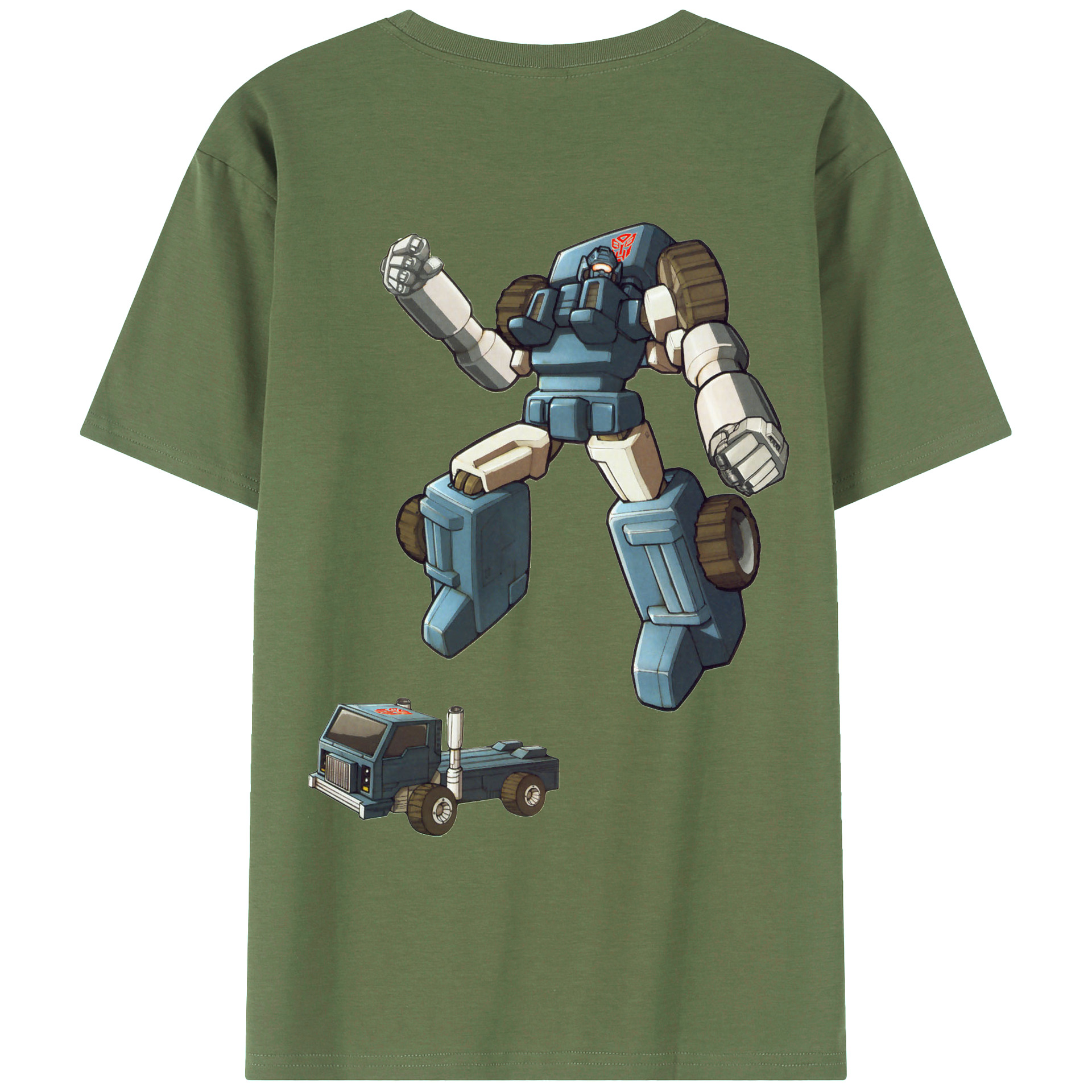 （画像用）  綿100％ メンズ半袖Tシャツ（バックプリント） 通気性
